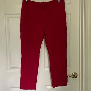 Chico’s red ponte knit pants. Chico’s size 2.